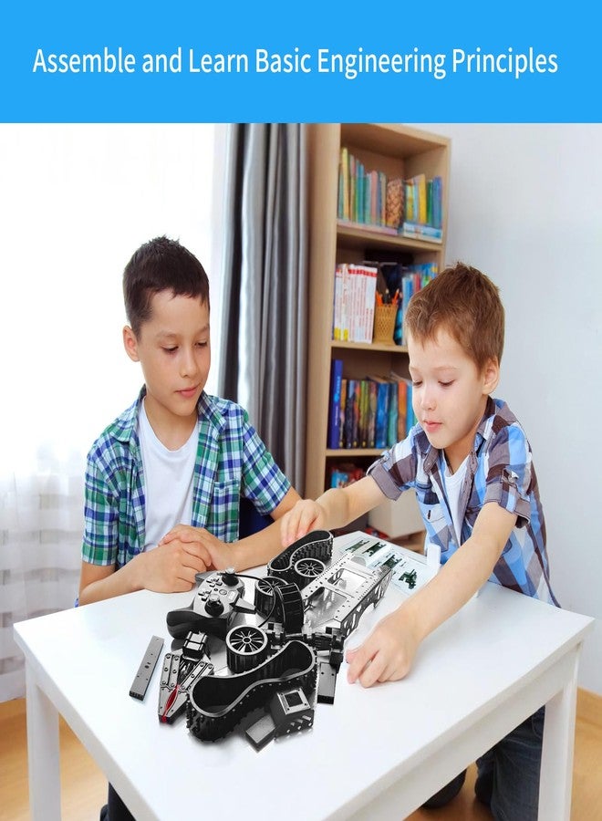 VANLINNY Robotic Arm Kit, Science Projects for Kids Ages 8-12, Cool Electronic Robot Kit for Boys & Girls to Learn Programming/Techology, Educational Toy Building Kits for Beginners, Xmas Birthday Gift. - Image 5